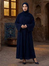 Elegant Navy Cloak Abaya
