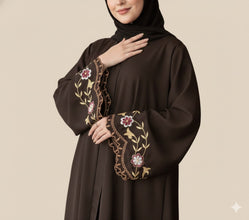 Cocoa Bloom Mommy & Me Abaya Set
