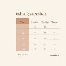 Bow & Star Sleeve Abaya