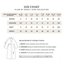 Olive Bloom – Kids Abaya sku-189