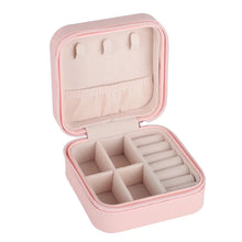 Leather Jewellery Organizer Box with Zipper | Ear Rings & Necklace_Bracelets Holder -  Small Jewellery Box Vanity Hanger Stand Velvet No Ratings
