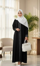 Black Embroidery Abaya