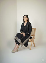 Black Embroidered Kurta Set - Hijab by Dania