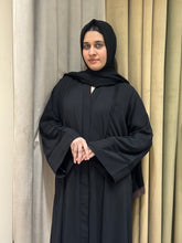 Black Formal Plated Abaya - 101 - Hijab by Dania
