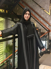 Black Zoom Nida White Piping with Stone - 154 - Hijab by Dania