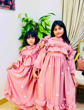 Blush Belle – Kids Frill Abaya sku - 190 - Hijab by Dania