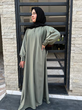 Brown Grace Front - Close Abaya 95,96,97 - Hijab by Dania