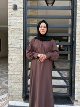 Brown Grace Front - Close Abaya 95,96,97 - Hijab by Dania