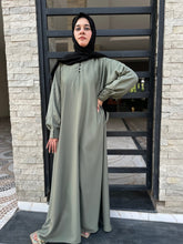 Brown Grace Front - Close Abaya 95,96,97 - Hijab by Dania