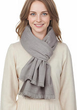 Cashmere Knitted Hijab, Pashmina Shawl Extra Large Scarf Stole for Women Travel - Hijab by Dania