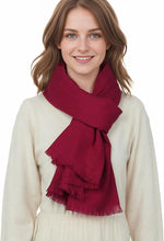 Cashmere Knitted Hijab, Pashmina Shawl Extra Large Scarf Stole for Women Travel - Hijab by Dania