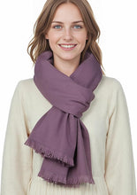 Cashmere Knitted Hijab, Pashmina Shawl Extra Large Scarf Stole for Women Travel - Hijab by Dania