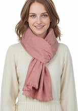 Cashmere Knitted Hijab, Pashmina Shawl Extra Large Scarf Stole for Women Travel - Hijab by Dania