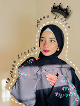 Cherry Leaf Embroidery abaya - 223 - Hijab by Dania