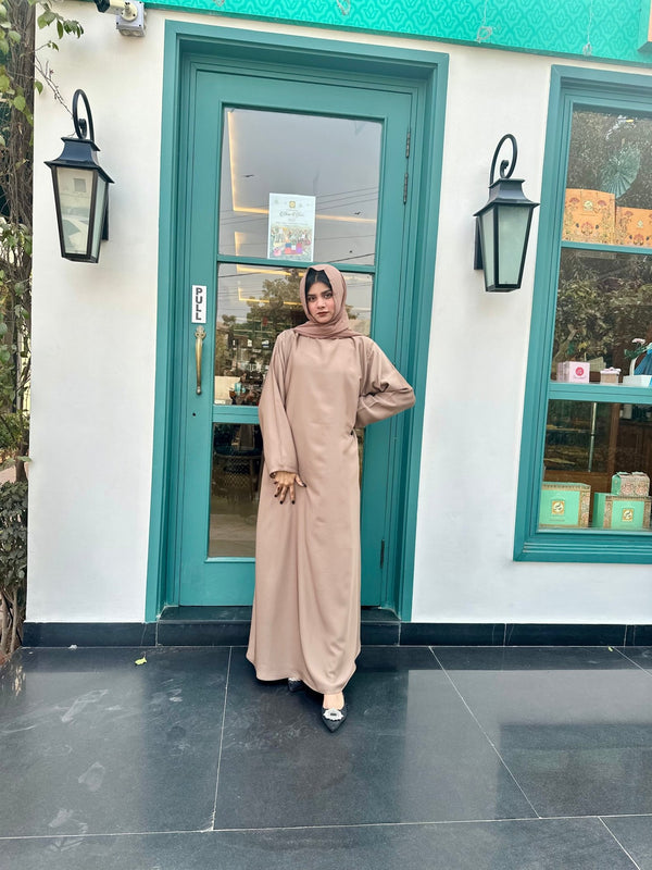 Dania's Daily wear Abaya (Dessert Brown) - Hijab by Dania