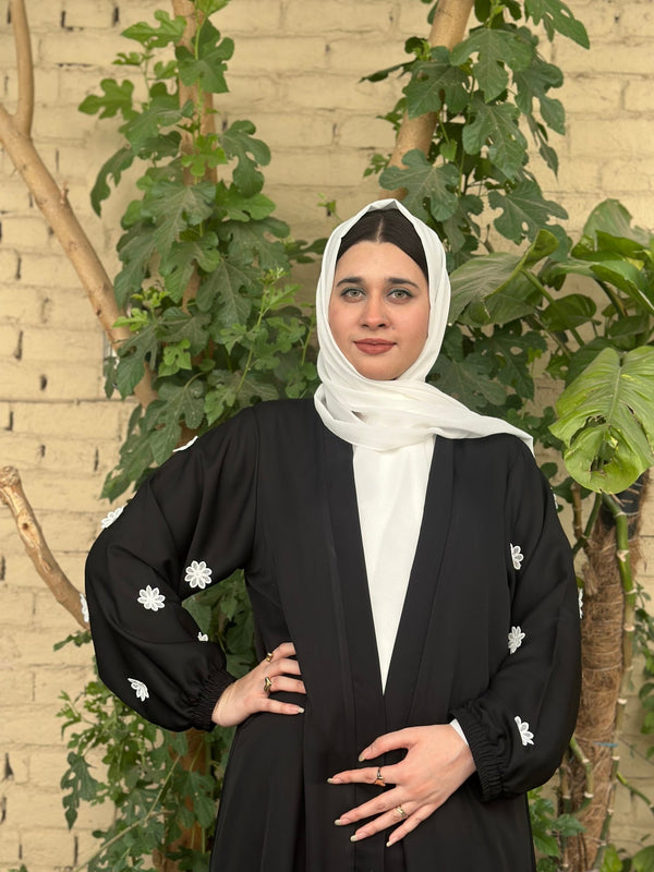 Dania's Floral Abaya 2pc (13 - 14 - 15 - 16) - Hijab by Dania
