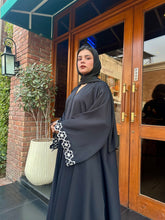 Dania's Floral Embroidered Abaya BLACK - 23 - Hijab by Dania
