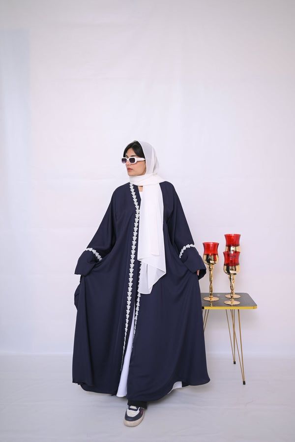 Dania's Floral Lace Abaya - 17 - Hijab by Dania