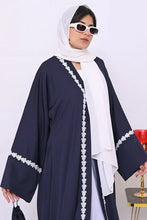 *Floral lace abaya