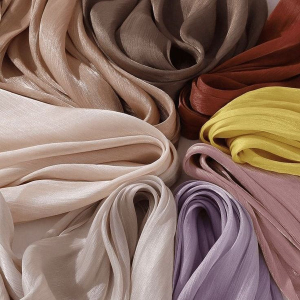 Crinkle Silk Hijabs(Pack of any 3 hijab)