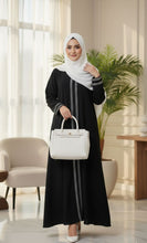 Black Embroidery Abaya