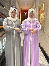 Elegant Contrast Abaya - 147 - Hijab by Dania