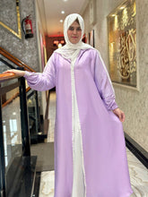 Elegant Contrast Abaya - 147 - Hijab by Dania