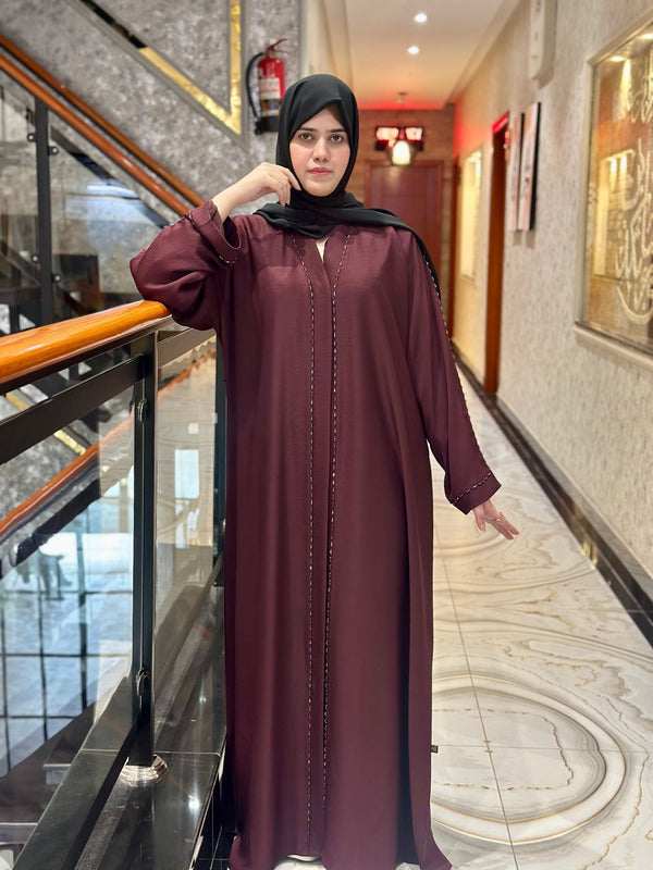 Elegant Embellished Abaya - 130 - Hijab by Dania