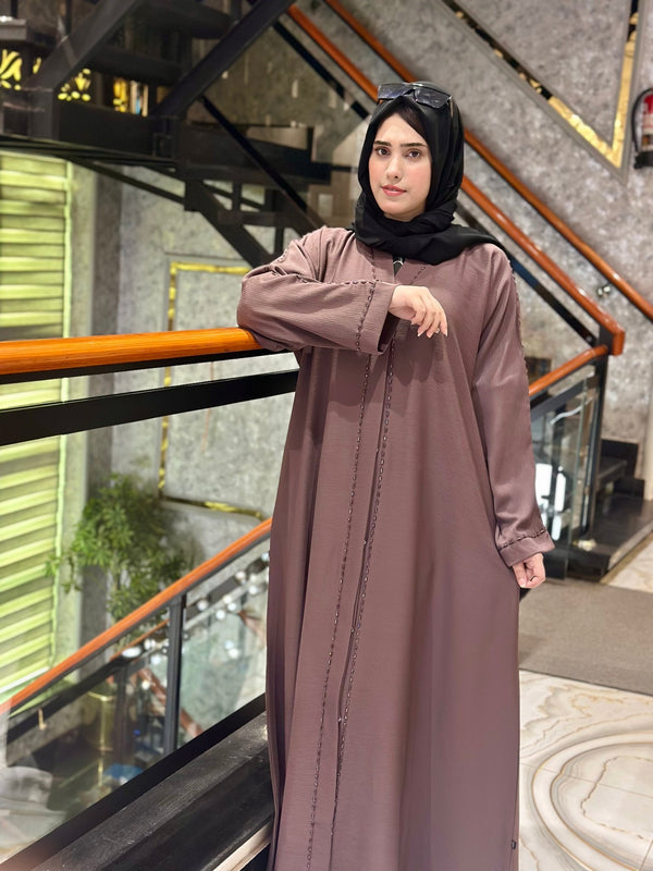 Elegant Embellished Abaya - 132 - Hijab by Dania