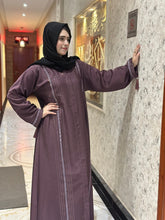 Elegant Pinstripe Abaya - 145 - Hijab by Dania