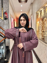Elegant Pinstripe Abaya - 145 - Hijab by Dania