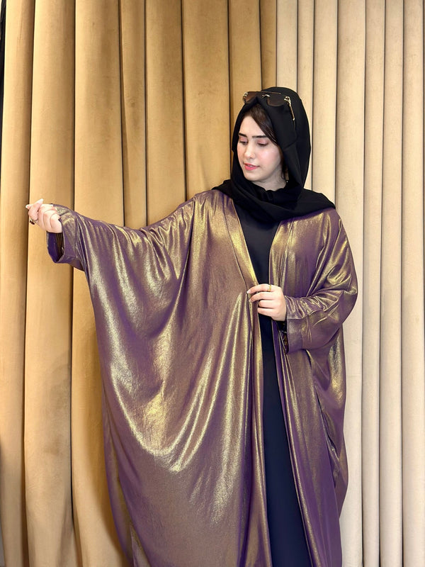 Elegant Shimmer Chiffon abaya 2pc - 173 - Hijab by Dania