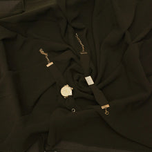 Georgette Chiffon Hijab + Watch + Bracelet + Gift Set - Hijab by Dania