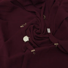 Georgette Chiffon Hijab + Watch + Bracelet + Gift Set - Hijab by Dania