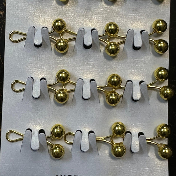 Gold Vibrant Beads Stylish Pins (6 pins) (Copy) (Copy) - Hijab by Dania