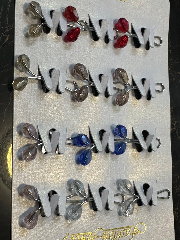 Gold Vibrant Beads Stylish Pins (6 pins) (Copy) (Copy) - Hijab by Dania