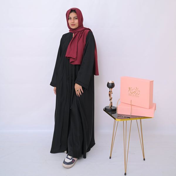 Elegant Pintex Pleated Abaya