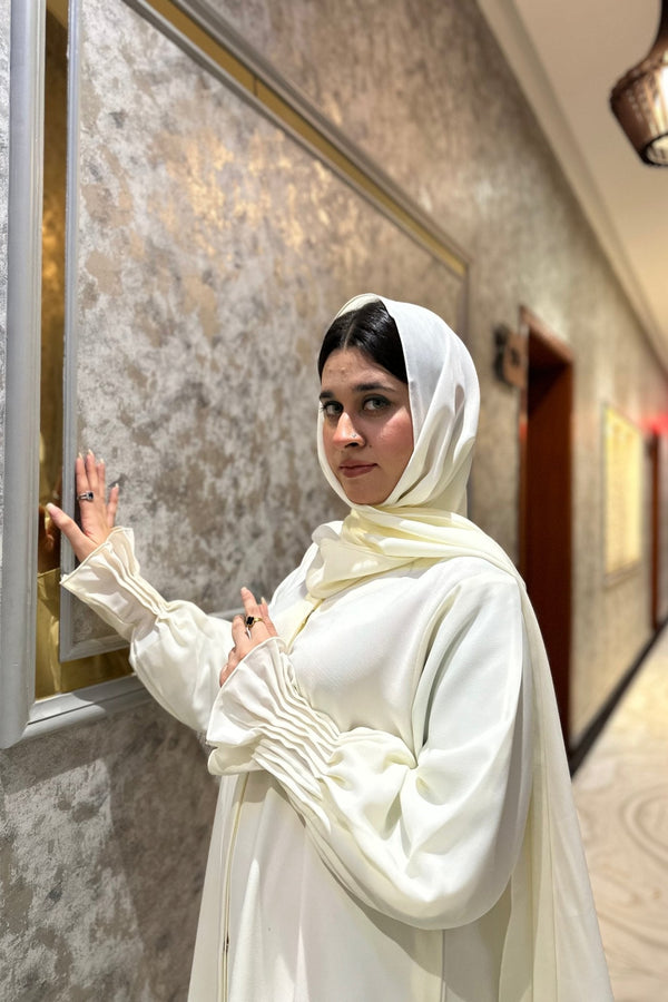 Ivory Grace Abaya - 71 - Hijab by Dania