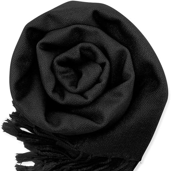 kashmeri Hijab, Winter Scarf for Women Pashmina Shawl Wraps Cashmere Feel Warm Fashion - Hijab by Dania