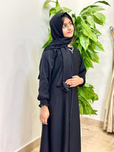 Kids Basic Abaya with elastic sleeve sku - 193 - Hijab by Dania