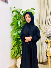 Kids Basic Abaya with elastic sleeve sku - 193 - Hijab by Dania