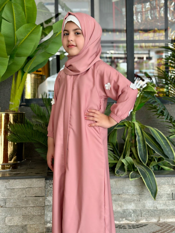 Kids Floral Abaya - 192 - Hijab by Dania