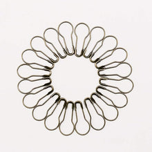 Metal Thick Gourd Safety Pins - Steel Wire Pins Clothing Tag Pins Trimming Fastening Safety Locking Clip Buttons DIY Craft Sewing Home Accessories (Bronze) - Hijab by Dania