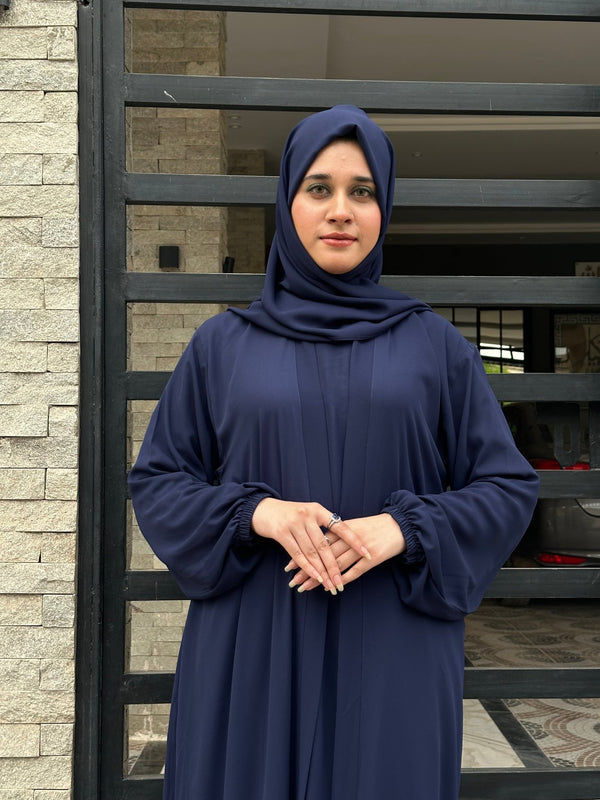 Midnight Grace Chiffon Abaya - 69 - Hijab by Dania