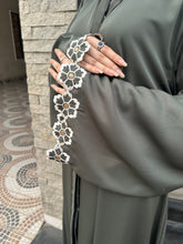 Olive Grace Embroidered Nidah Abaya - 24 - Hijab by Dania