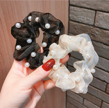 Organza Scrunchies with pearls - Hijab by Dania