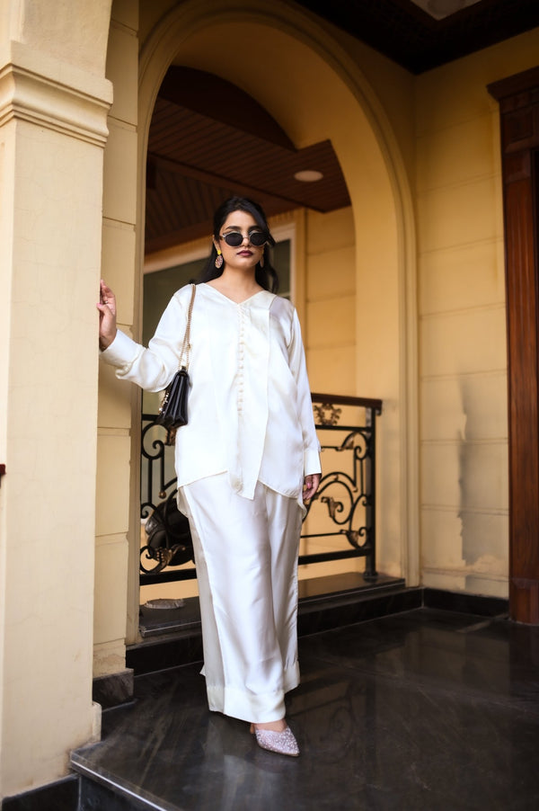 Pearl white - 01 - Hijab by Dania