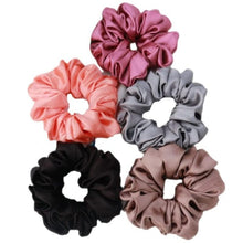 Silk Scrunchies (PACK OF 5 Multicolor) - Hijab by Dania