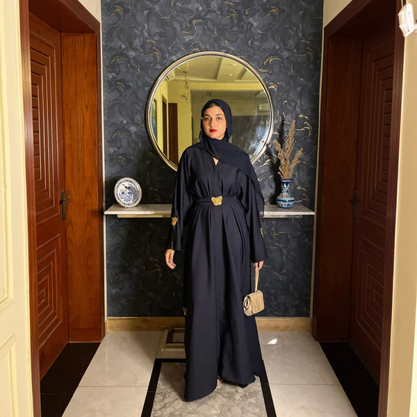 Stylish Belt Abaya - 21 - Hijab by Dania