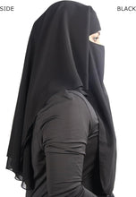 Three Layers Saudi Niqab - Hijab by Dania